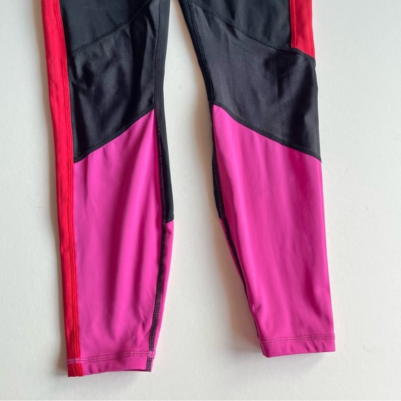 ALALA Reef Tight Leggings In Black/Pink/Red - Picture 2 of 7